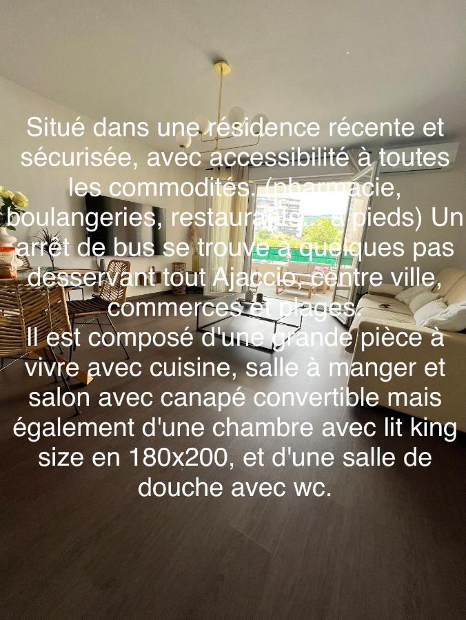 Apartament T2 Cosy Ajaccio Ajaccio  Zewnętrze zdjęcie